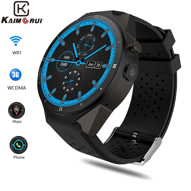 KW88 Pro умные часы мужские 3g gps часы с камерой Android 7,0 1 Гб+ 16 Гб Bluetooth мужские спортивные часы подключение IOS Android телефон
