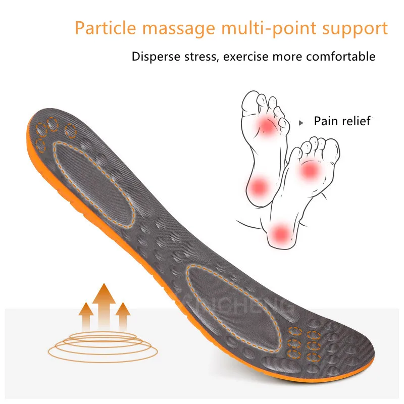 Спортивные массажные гелевые стельки для бега обувь мужчин и женщин подошва из