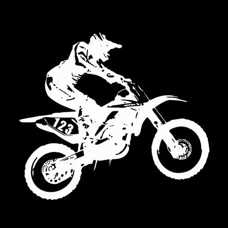 

10cmx9cm Motocross Vinyl Car stickers Decals Motorcycle Accessories Car-Window Decorative Goods PVC