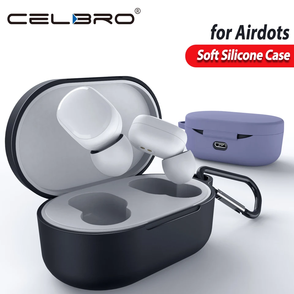 Чехол для Xiaomi Redmi Airdots Защитный Мягкий силиконовый чехол из ТПУ защитный Xiomi Mi Air Dots