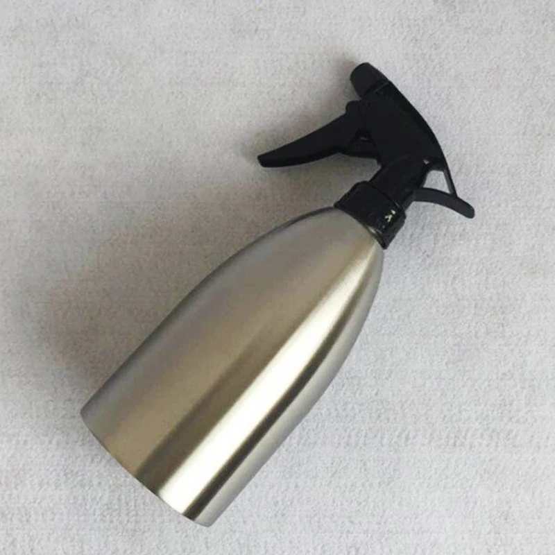 Нержавеющая сталь распылитель воды завод цветка домашний 400 мл Лейка серебро