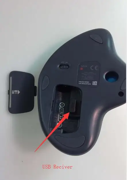 Отремонтированный Производитель: Беспроводная трекбол-Мышь logitech M570 2,4 ГГц, эргономичная Вертикальная лазерная мышь для профессионального рисования