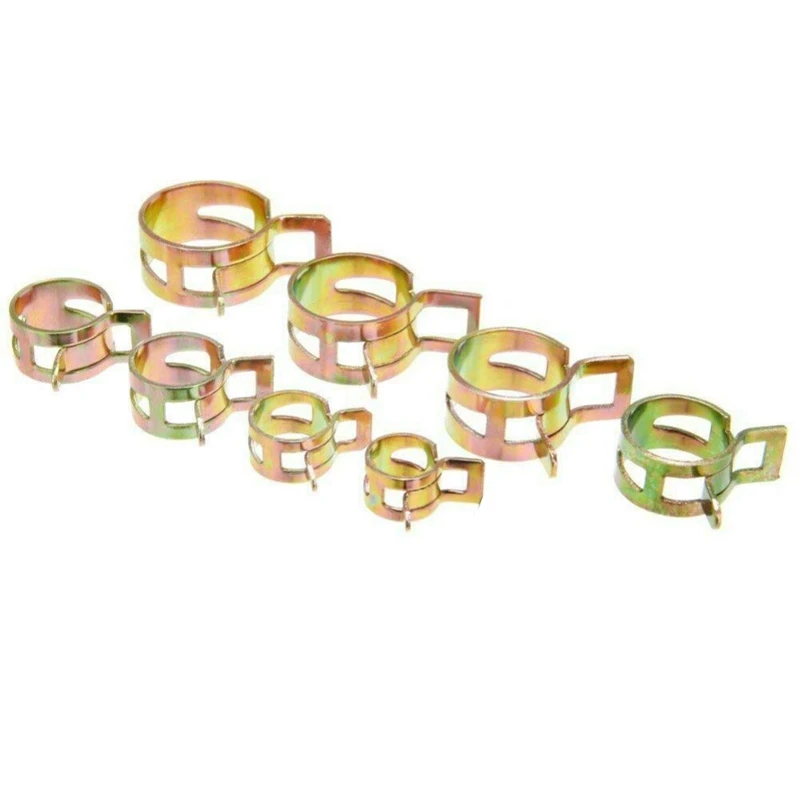 155 шт. 6 22 мм пружинный зажим для шланга водяная труба Воздушная трубка хомуты