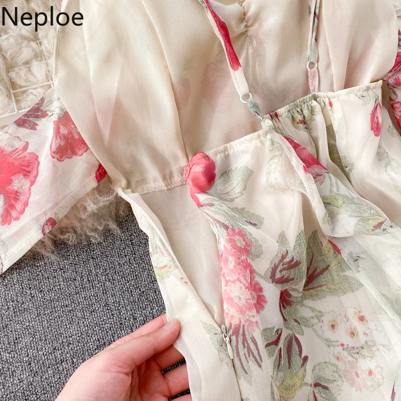 Женское пляжное платье без рукавов Neploe элегантное богемное платье-трапеция с