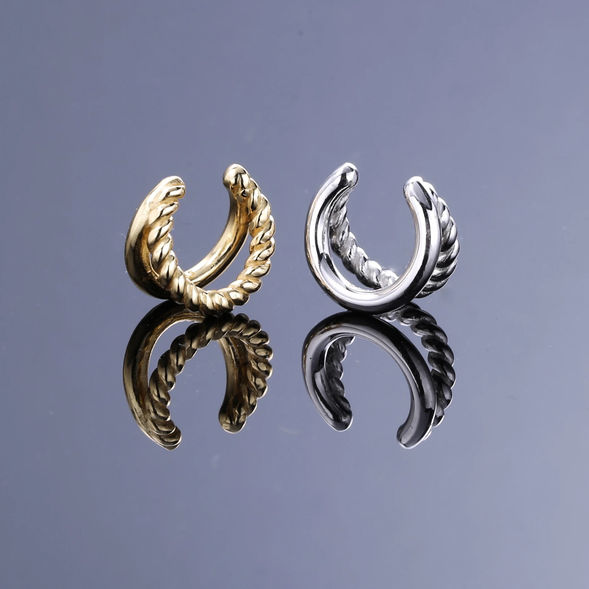 В форме сердца Love 100% 925 пробы серебро плотная радиальные уха манжеты Earcuff для Для