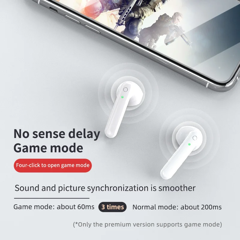 Jual TWS Mini Headphone Nirkabel Earphone Bluetooth 5.1 Hifi Stereo Olahraga Tahan Air Headset Earphone Nirkabel Dengan Mikrofon