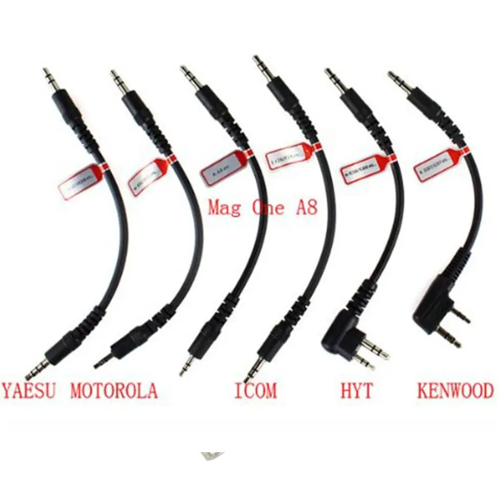 Черный USB-кабель Retevis 6 в 1 для программирования Motorola HYT ICOM BAOFENG PUXING KENWOOD YAESU