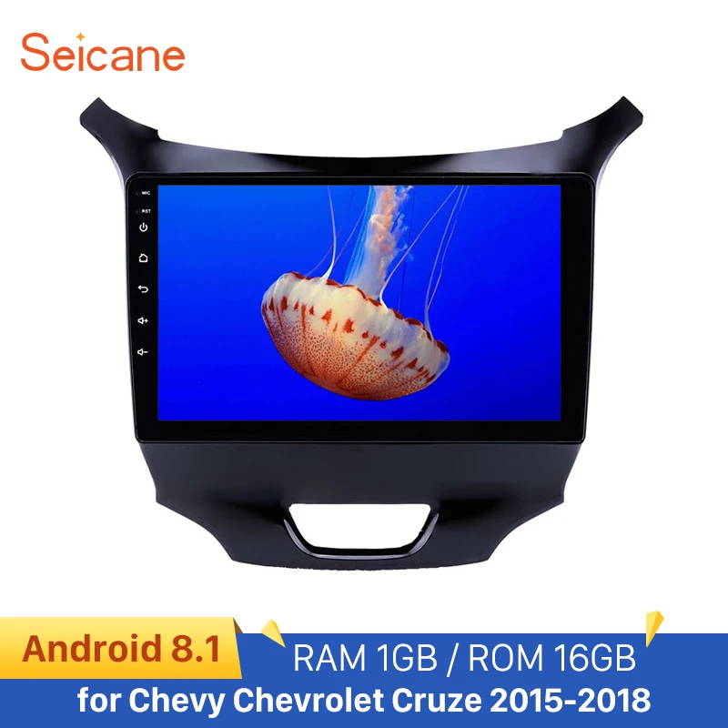 Seicane HD 9 &quotGPS Android 8 1 Navi Carplay для chevy Chevrolet Cruze 2015 2018 головное устройство Bluetooth с