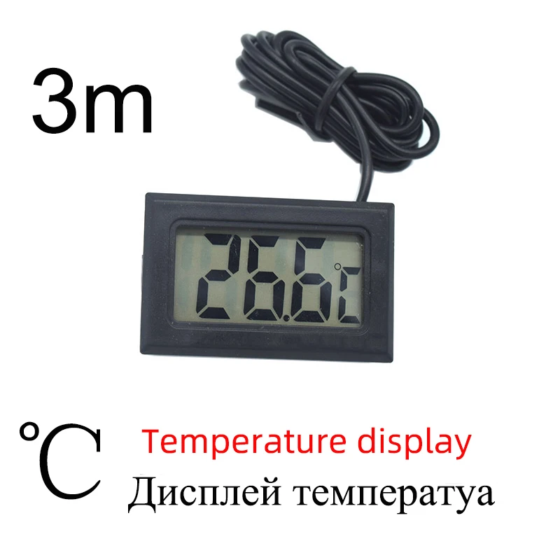 

Измеритель температуры в салоне автомобиля, цифровой термометр с ЖК-дисплеем, от-50 до 110