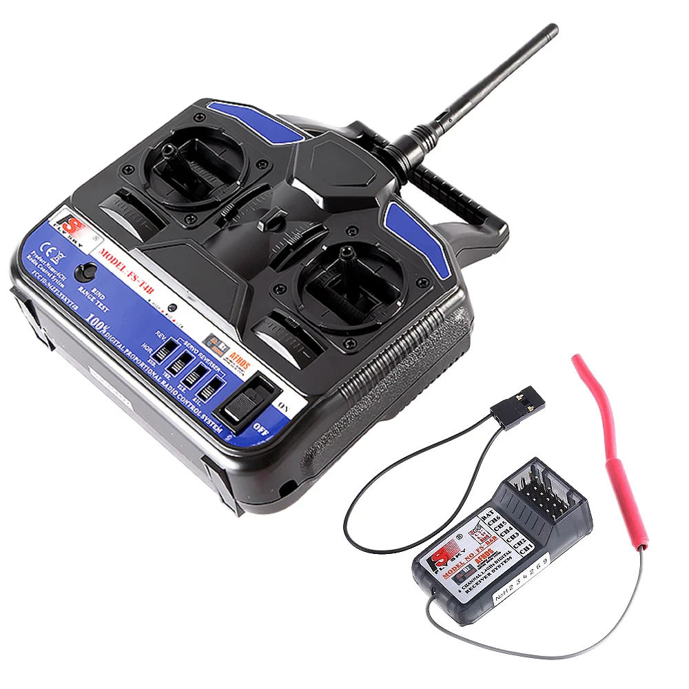 

2.4G 4CH Radio Model RC Transmitter & Receiver Remote Control Toy RC Spare Parts Accessories