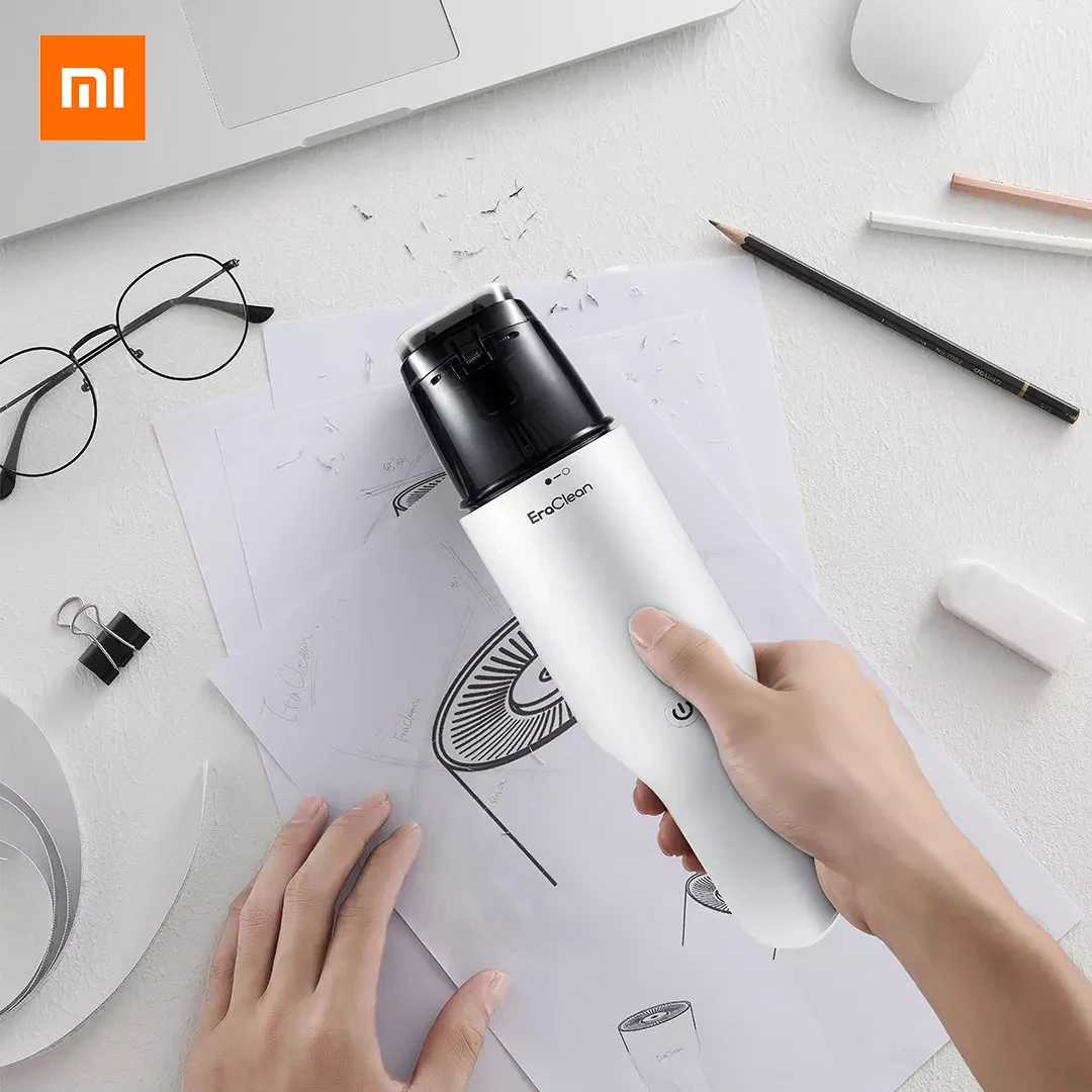 

Xiaomi Mijia Youpin EraClean portable handheld vacuum cleaner XC-01 white One-key start mode, low noise