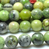 mamiam natural australia green jadeite beads 8mm 10mm smooth round stone diy bracelet necklace jewelry making gemstone design