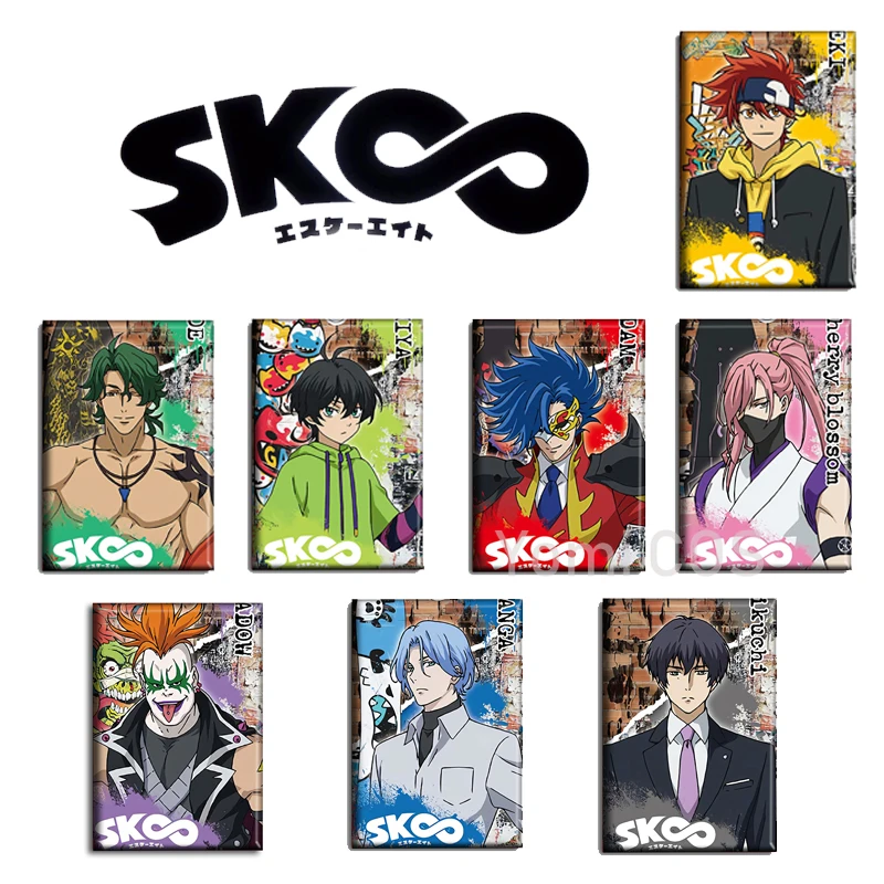 

Аниме SK8 Бесконечность мультфильм Печатный адсорбирующий магнит Магнитные наклейки для холодильника детский подарок сувенир память Коспл...