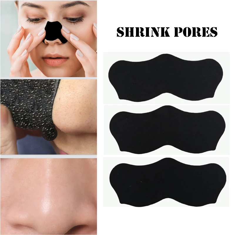 

1Pcs Face Nose Blackhead Remove Mask Black Head Pore Cleansing Peel Off Stickers Nose Patch Facial Skin Care Shrink Pores Mask