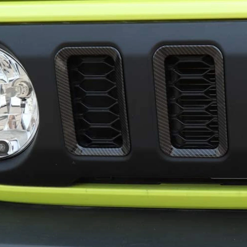 

ABS Car Front Center Grille Insert Decorative Cover for Suzuki Jimny 2019-2020