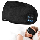 Беспроводные музыкальные наушники, Bluetooth-наушники, спортивная повязка на голову, тонкая мягкая эластичная удобная маска для глаз для бокового сна