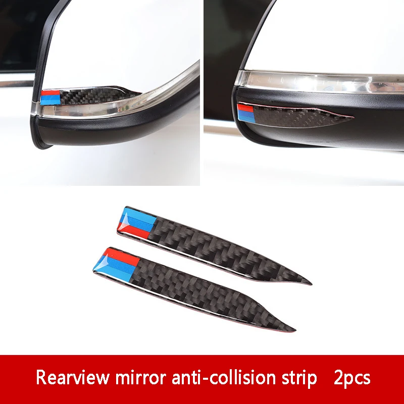 

2pcs Car Rearview Mirror Strip Trim Sticker Cover For BMW F30 F31 F32 F33 F34 AL01 Car Styling Accessories
