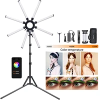 fusitu photographic lighting 150w star lamps led ring light with app control tripod for phone camera interviews tik tok youtube