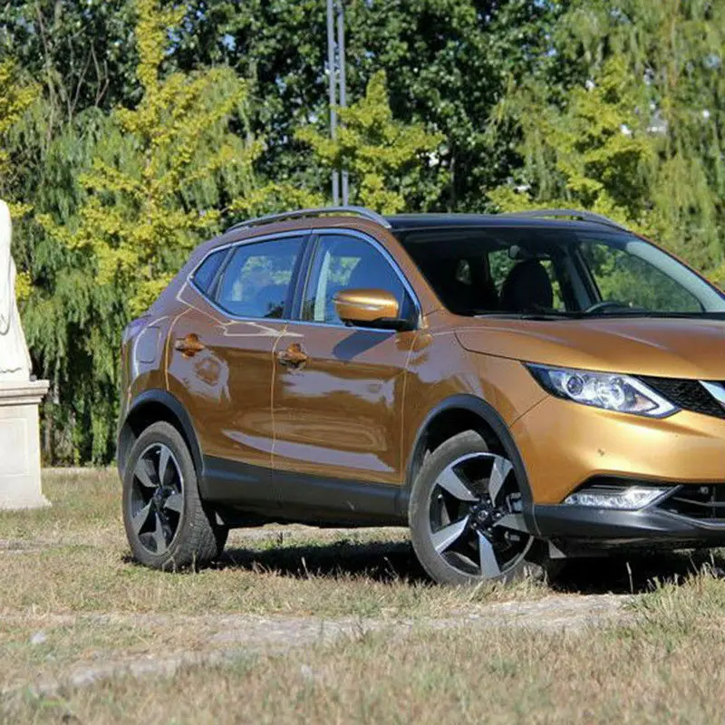 1 комплект зеркальных эффектов накладка на окно автомобиля для NISSAN Qashqai 16