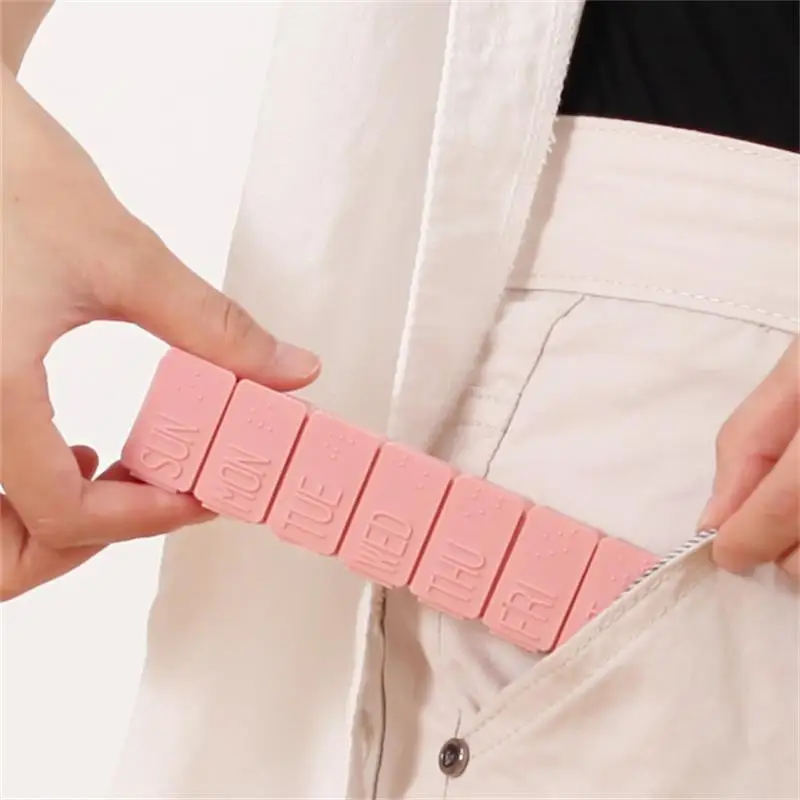 7 дней на неделю контейнер для таблеток органайзер лекарств хранения ячеек | Дом и