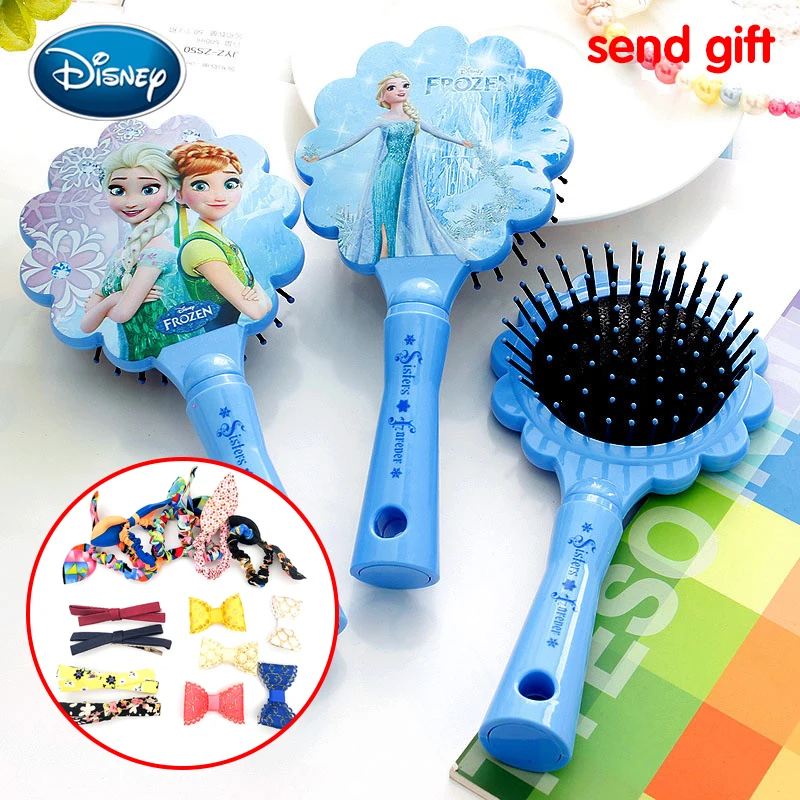 Дисней Замороженная Принцесса Аиша Расческа для девочек кружевная подушка