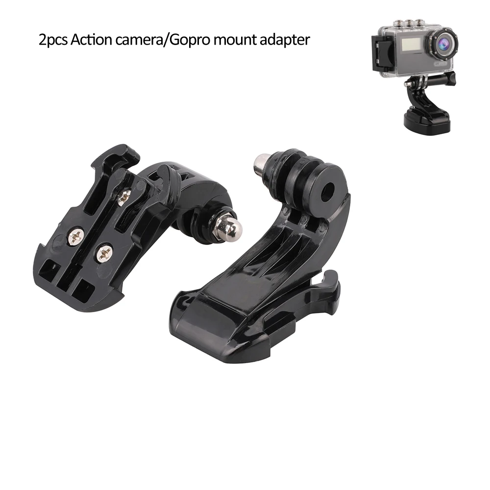 

2pcs Go Pro Accessories Helmet Front Mount Chest Strap J-hook Buckle For Gopro 9 8 7 6 5 Sj4000 SJ7 XiaoYi 4K H8 H9R