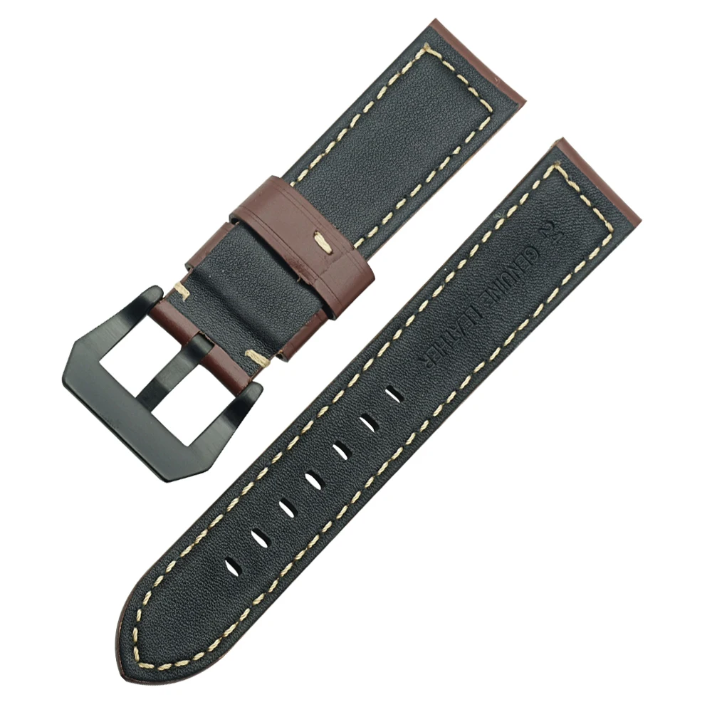 Ремешок для часов ручной работы из натуральной коровьей кожи яркий винтажный