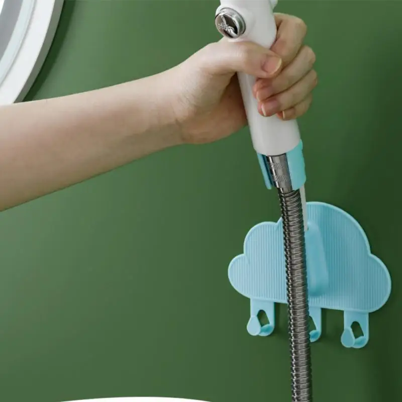 

Suction Cup Shower Holder Adjustable Shower Head Holder Universal Bathroom Bracket Nozzle Base Stand Punch-Free 360°Rotation