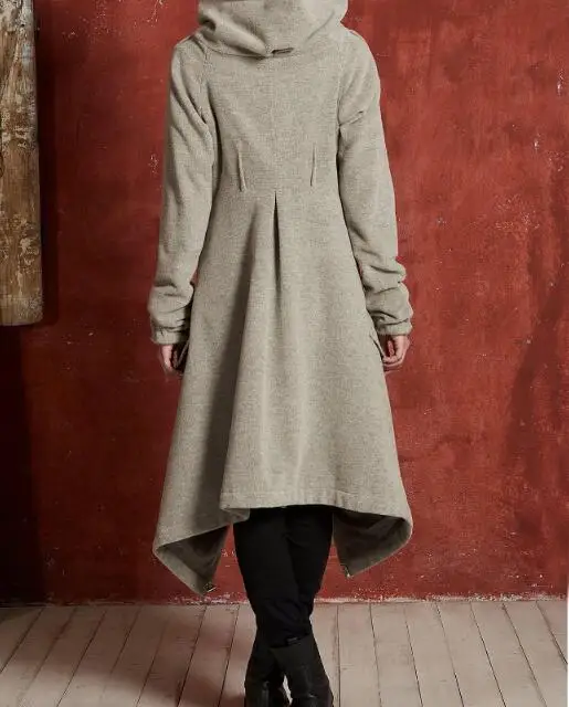 Распродажа взрывоопасный модный Асимметричный свитер ветровка пальто куртка |