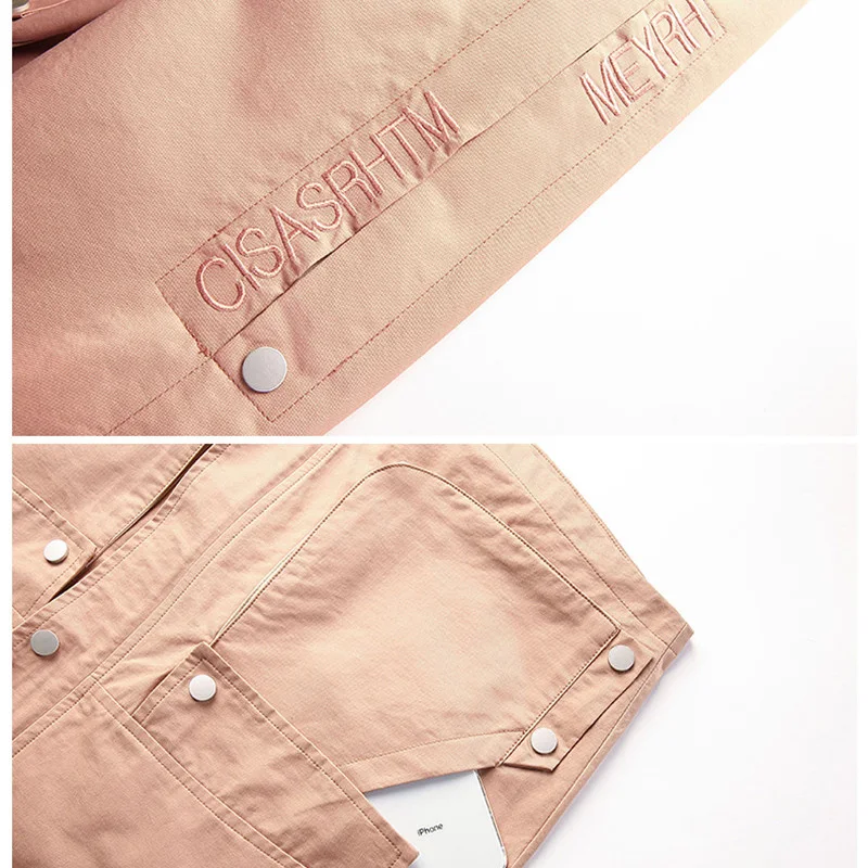 

Fashion Hooded Women Jacket 2020 Autumn New Zipper Coat Women Long Sleeve Female Windbreaker Jackets Outerwear Plus Size P581