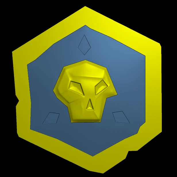 Под заказ монета с черепом латунь железо цинковый сплав металлическое покрытие