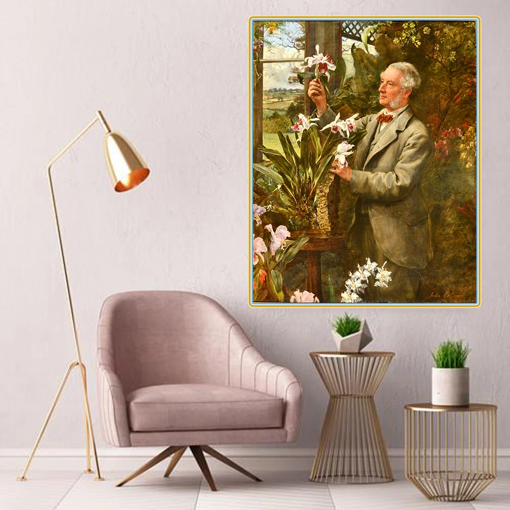 Citon Джон колье 》 портрет Эдварда кокса Картина на холсте масляная живопись