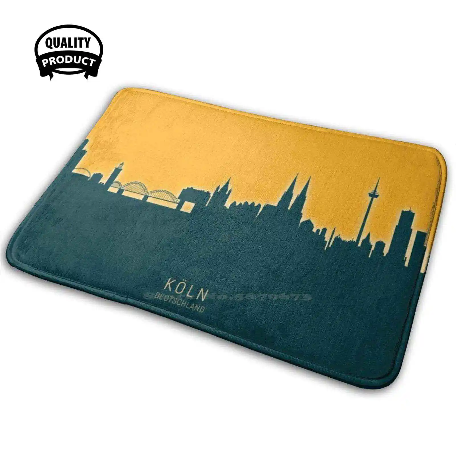 Колонн Германия Skyline Soft House Противоскользящий коврик ковер колонн городской