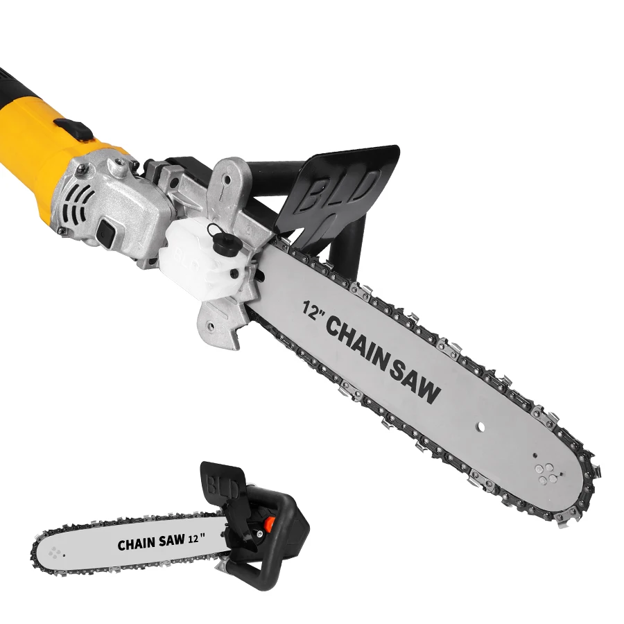 

Multifunction Electric Chain Saw Adapter Converter Bracket DIY Set For 12'' Electric Angle Grinder Woodworking Tool M10