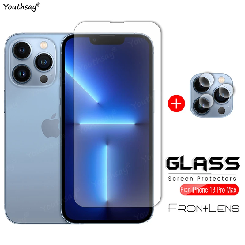 Pel&iacute;cula protectora de vidrio templado para pantalla de iPhone, pel&iacute;cula de vidrio para Apple iPhone 13 Pro Max Mini 13 12 11 X XS XR-0