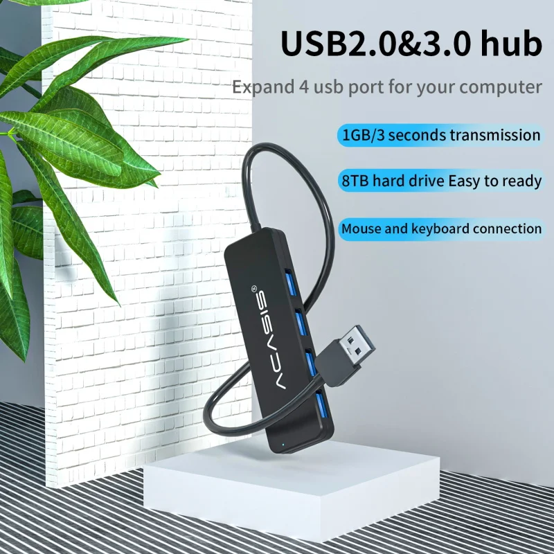 USB-концентратор Acasis 3 0 мульти-USB-разветвитель 4 USB-порта 2 для Lenovo Xiaomi Macbook Pro