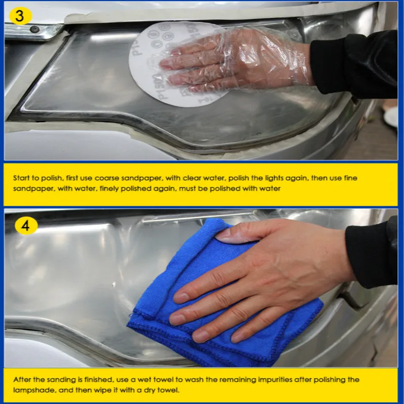 

30ml Car Headlight Repair Coating Solution With Sponge Repair Kit Headlight Polish Headlight Restoration Scratch Car Styling