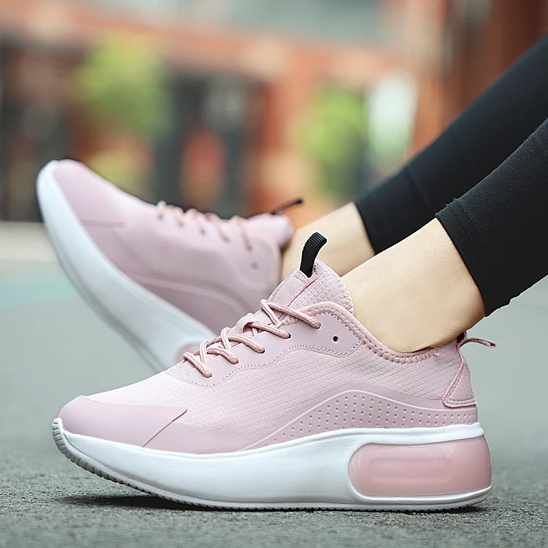 Новейшая модель женская модная высокая обувь Уличная для бега женские кроссовки