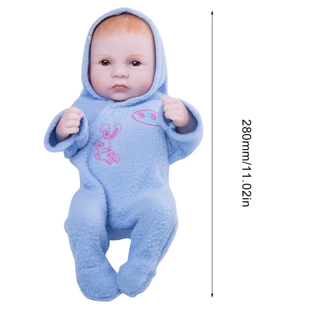 

28cm Cute Handmade Simulation Baby Rebirth Doll Full Silicone Body Reborn Baby Doll Girl Birthday Gift Doll Toy For Kids