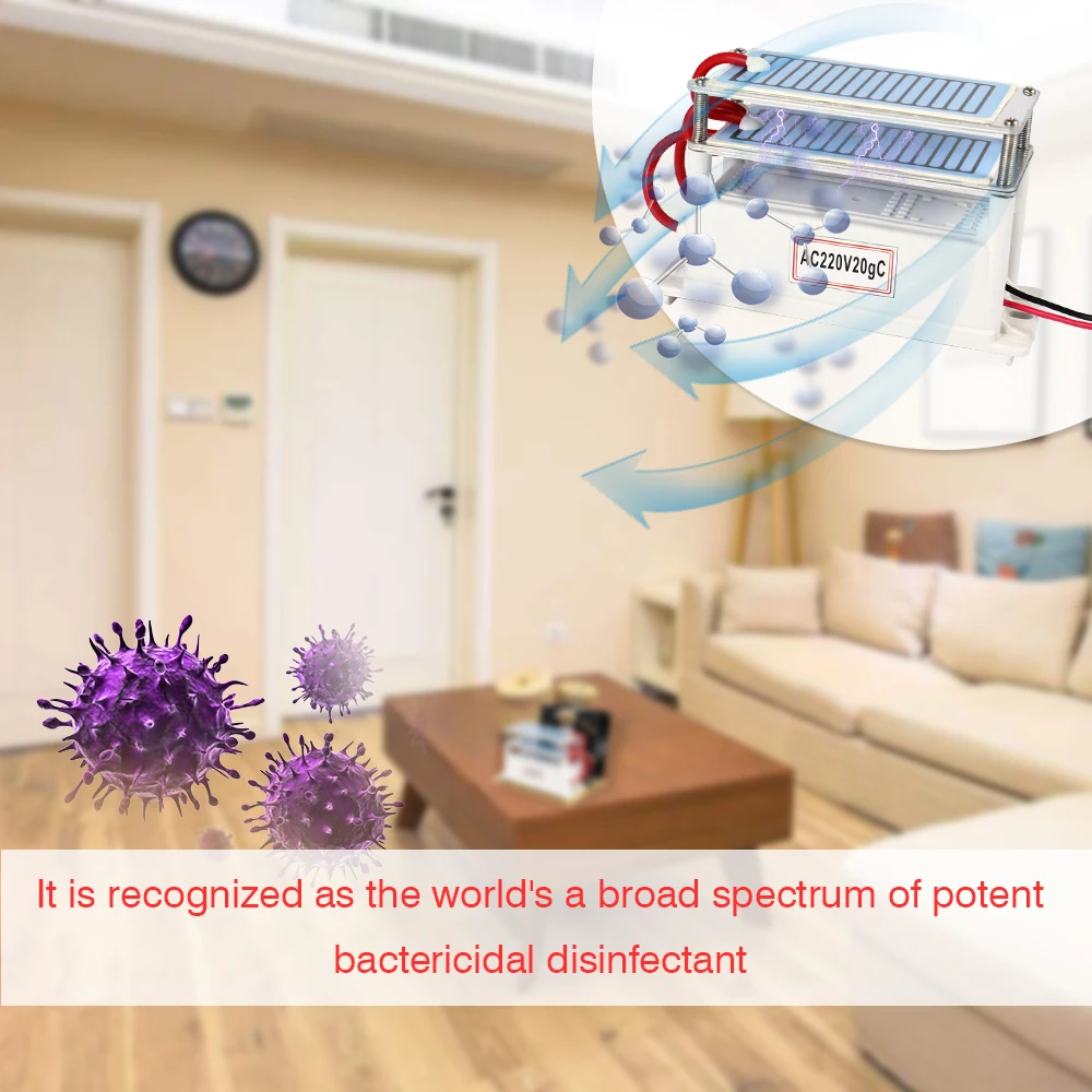 20 г 220 В озонатор Керамический генератор озона двойная интегрированная пластина