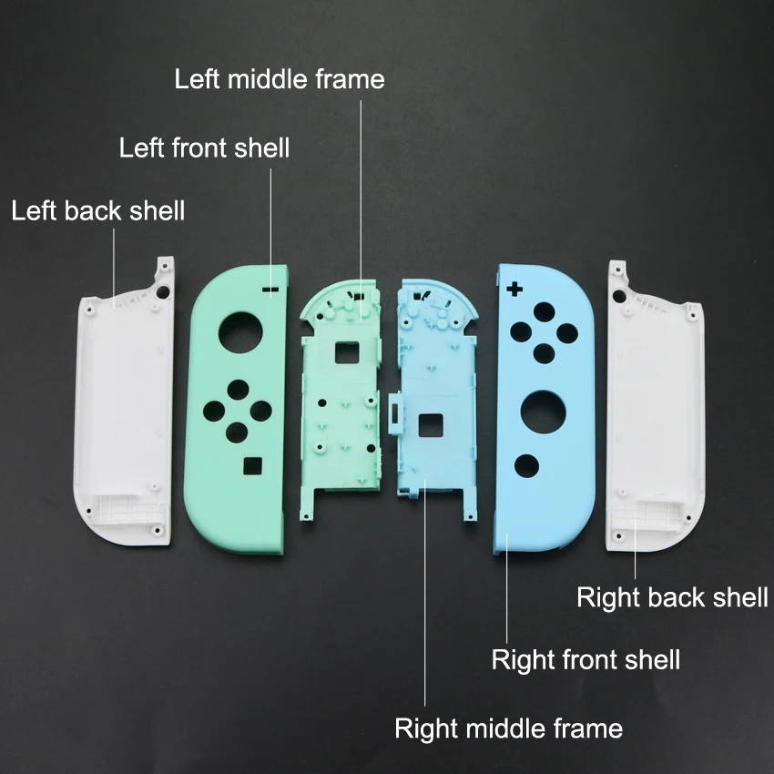 1 комплект пластиковых жестких оболочек JCD для контроллера Nintendo Switch Joy-Con ДЛЯ NS NX Joy