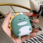 Милый мультяшный чехол для QCY T10 чехол милый динозавр забавная утка животное противоударный силиконовый чехол для наушников чехол для QCY T 10 чехол