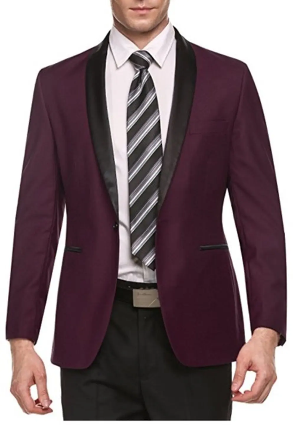 

Men Dress Suit Single Button Wedding Blazer Party Groom Dress Suit Casual Dinner Jacket Formal Occasions Outerwear Coat