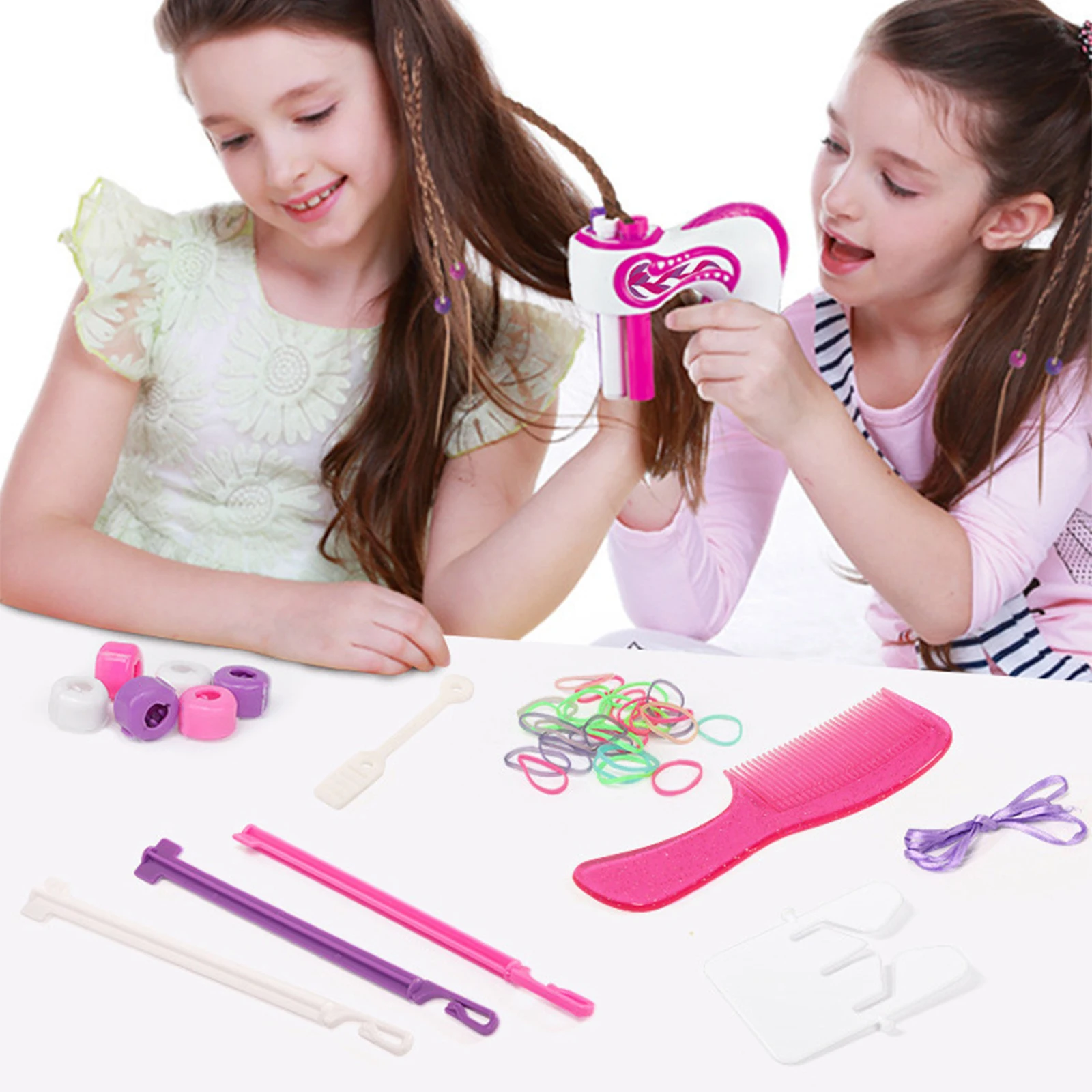 

Automatic Hair Braider for Girls DIY Hairstyle Twist Braiding Electric Tool for Kids Boys Girls Gifts Education Toys