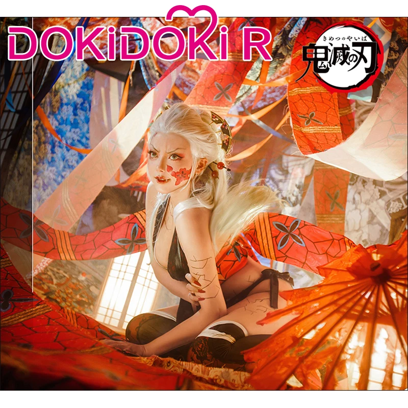 DokiDoki R аниме рассеиватель демонов: Kimetsu no Yaiba Косплей Даки женский сексуальный