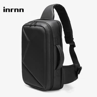 inrnn men large capacity chest bag 13 inch laptop shoulder bag male waterproof sling messenger bags man chest pack crossbody bag