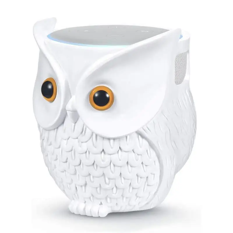 

Owl Holder Speaker Owl Statue Stand Speaker Holder Lightweight for Echo Dot 4th/3rd for Home Mini/for Nest Mini (2nd generation)