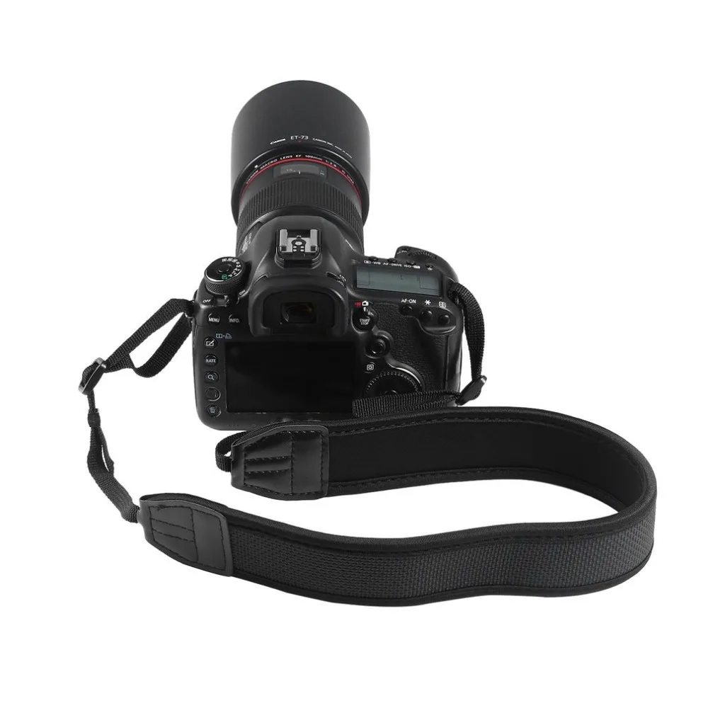 

1pc New Quick Rapid Camera Single Shoulder Neck Camera Adjustable Durable Anti-slip Strap Belt for SLR DSLR Black Accessory