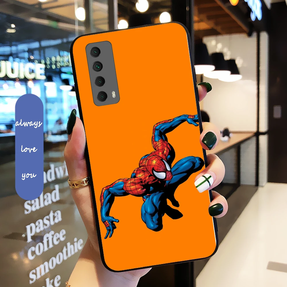 Soft Phone Case for Huawei P Smart Plus 2019 P40 P30 P20 Pro Lite 2021 Popular Original Silicone TPU Ninja Spider Man