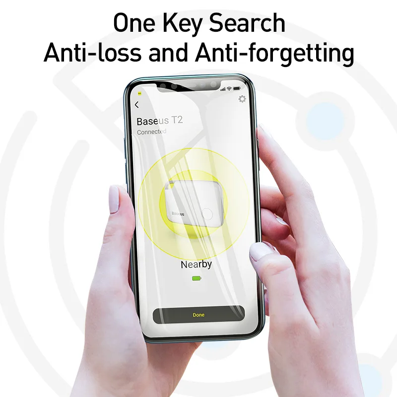 Satin Al Kablosuz Akıllı Takip Cihazı Anti-kayıp Alarm Takip Cihazı Anahtar Bulucu çocuk çantası Cüzdan Bulucu Uygulaması GPS Kayıt Anti Kayıp Alarm Etiketi